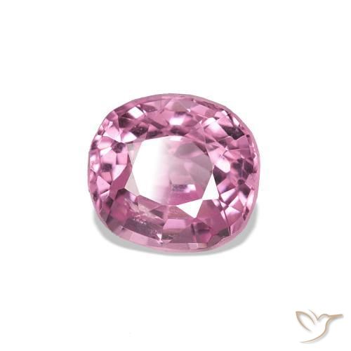 Espinélio rosa médio Natural 0.58ct, Almofada cortada, VS