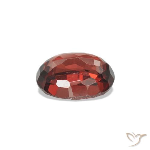 Espinélio Vermelho escuro Natural 0.61ct, oval, VVS