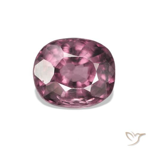 Espinélio roxo médio Natural 0.94ct, Almofada cortada, VVS