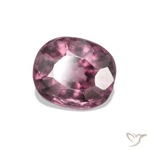 Espinélio roxo médio Natural 0.94ct, Almofada cortada, VVS