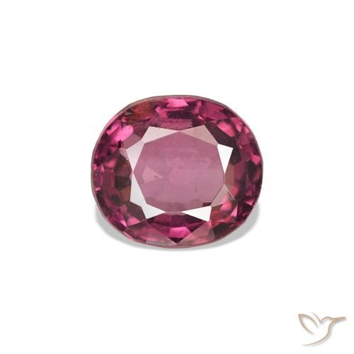 0.61ct roxo avermelhado Espinélio, Almofada, VVS