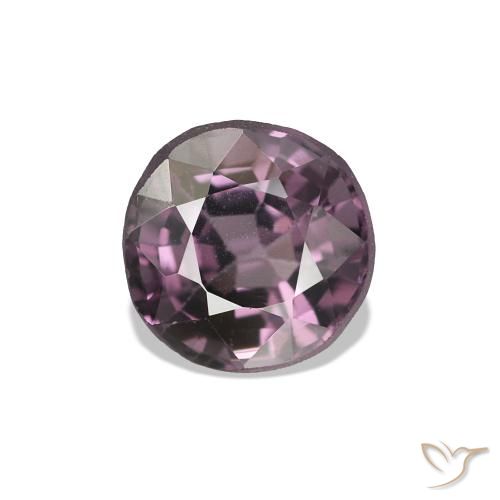 Espinélio Medium Dark-Purple Natural 0.77ct, Redondo, VVS-VS