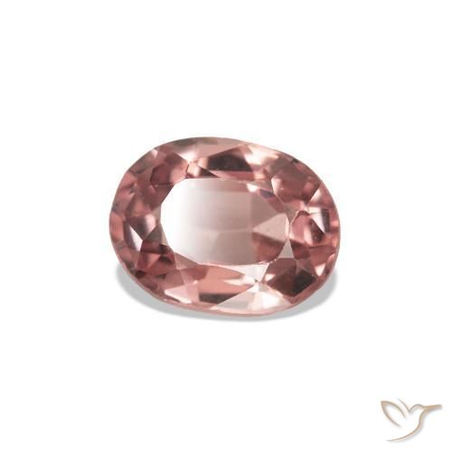 Espinélio Vermelho Tijolo Claro Natural 0.64ct, oval, VVS-VS