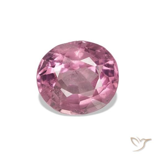 Espinélio Rosa quente Natural 0.77ct, oval, VS