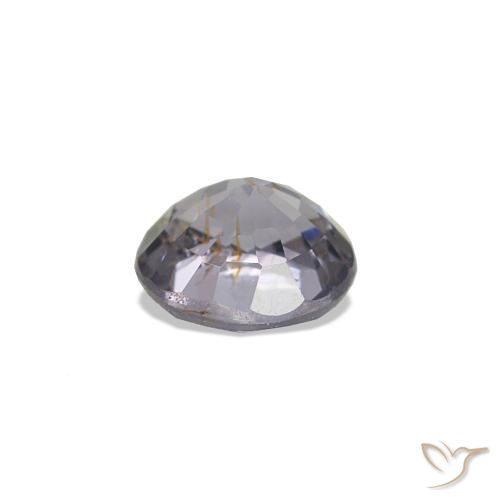 Espinélio Azul púrpura claro Natural 0.56ct, Corte Redondo, VS