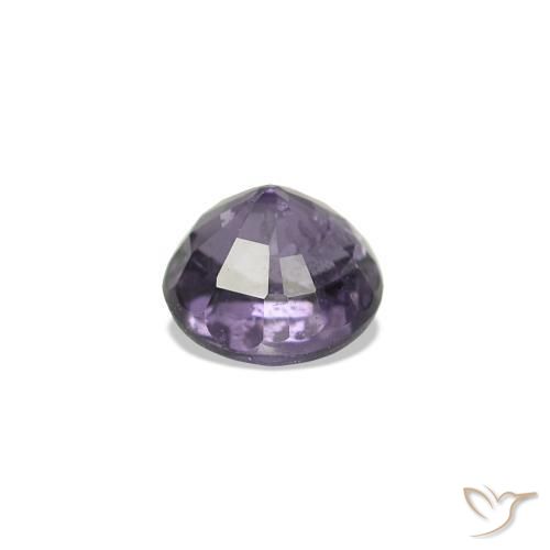 Espinélio Violeta Uva Escura Natural 0.42ct, Redondo, VVS-VS