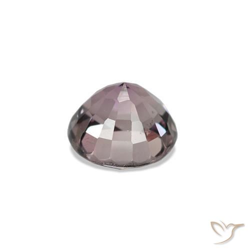Espinélio roxo médio Natural 0.63ct, Corte Redondo, VVS