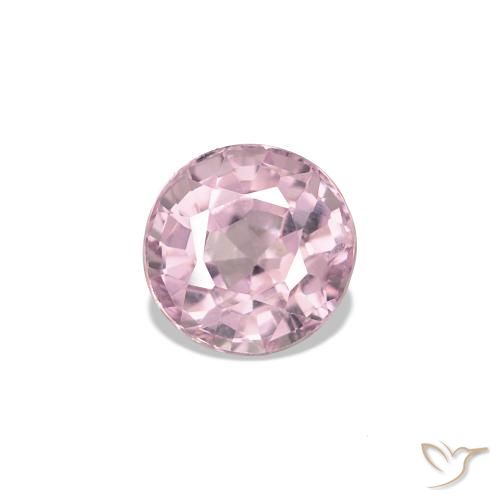 Espinélio Rosa chiclete muito claro Natural 0.69ct, Corte Redondo, VVS-VS