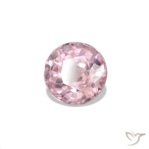 Espinélio Rosa chiclete muito claro Natural 0.69ct, Corte Redondo, VVS-VS