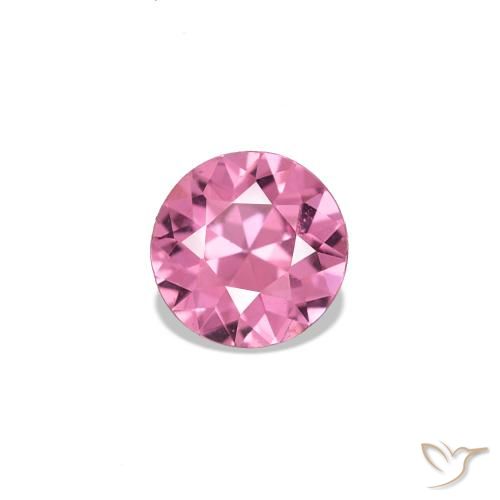 Espinélio rosa médio Natural 0.26ct, Redondo, VVS-VS
