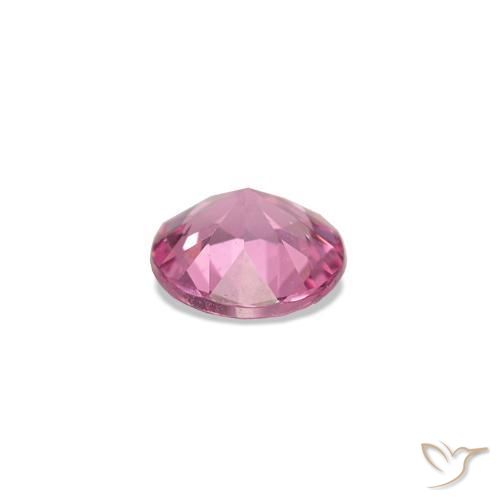 Espinélio rosa médio Natural 0.26ct, Redondo, VVS-VS