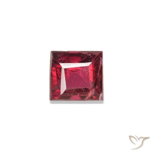 Espinélio groselha vermelha Natural 0.28ct, baguete, VS