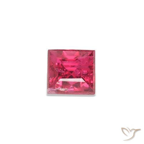Espinélio rosa avermelhado Natural 0.29ct, baguete, VS