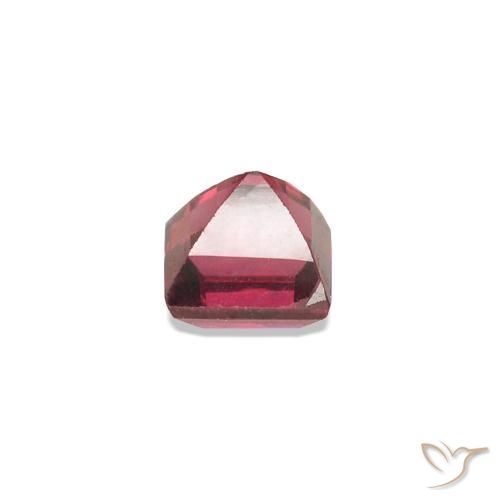 Espinélio Vermelho rosado Natural 0.24ct, Quadrado, VVS