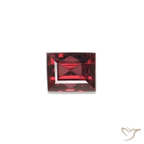 Espinélio Vermelho escuro Natural 0.36ct, baguete, VVS-VS