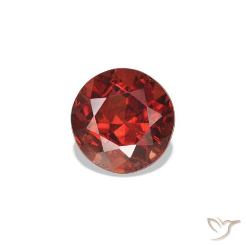 0.51ct vermelho médio Espinélio, Redondo, VS