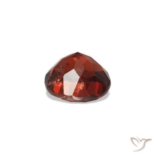 Espinélio vermelho médio Natural 0.51ct, Corte Redondo, VS