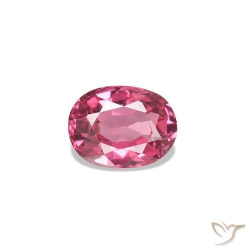 Espinélio Vermelho rosado Natural 0.30ct, Corte Oval, VS