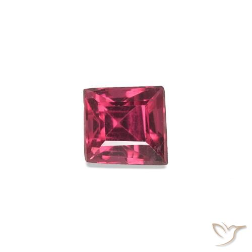 Espinélio vermelho médio Natural 0.21ct, Quadrado, VS