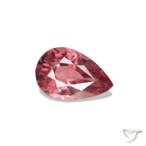 Espinélio vermelho médio Natural 0.47ct, Formato de pêra, VS