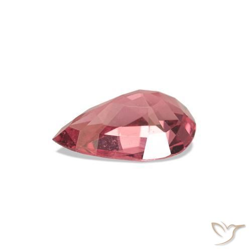 Espinélio vermelho médio Natural 0.47ct, Formato de pêra, VS