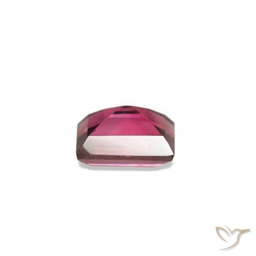 Espinélio Vermelho roxo Natural 0.26ct, baguete, VS