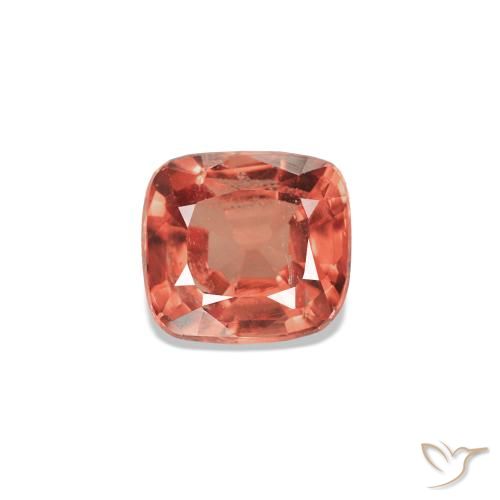 Espinélio vermelho médio Natural 0.56ct, Almofada, VS