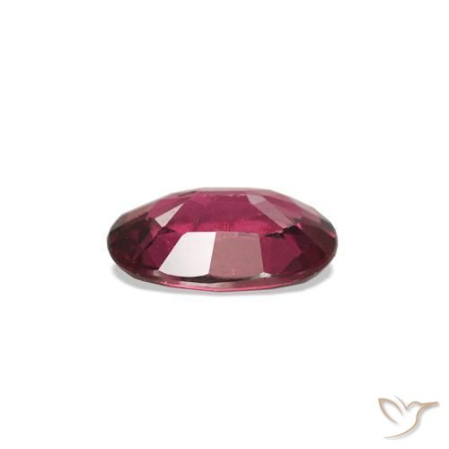 Espinélio Vermelho escuro Natural 0.59ct, Corte Oval, VS