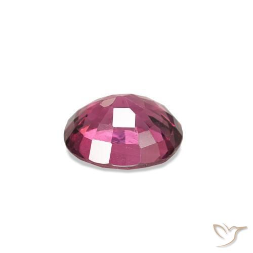 Espinélio framboesa vermelha Natural 0.67ct, Corte Oval, VS