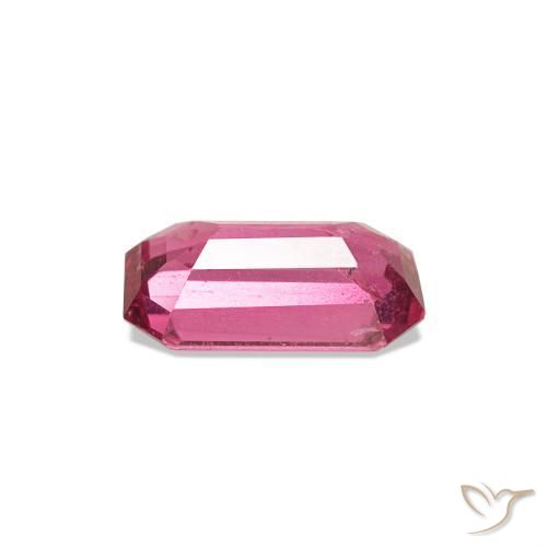 Espinélio Rosa escuro Natural 0.56ct, Corte Esmeralda, VS-SI
