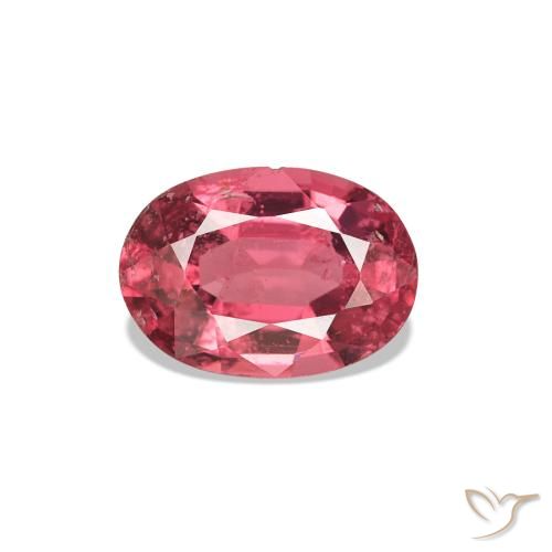 Espinélio vermelho médio Natural 0.62ct, Corte Oval, VS-SI