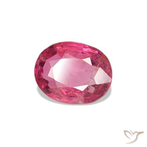 Espinélio Magenta Rosa Natural 0.97ct, Corte Oval, VS-SI