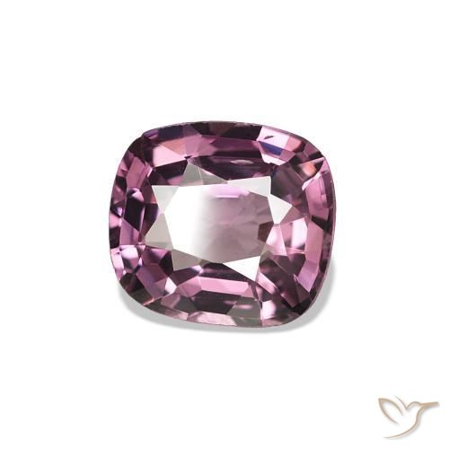 Espinélio Medium Dark-Purple Natural 0.90ct, Almofada cortada, VS