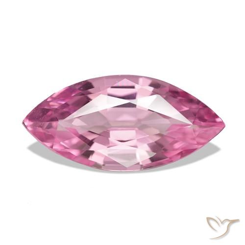 Espinélio rosa médio Natural 3.08ct, Marquesa, VVS
