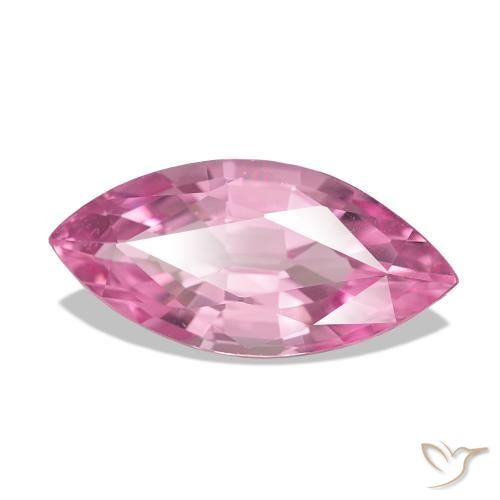 Espinélio rosa médio Natural 3.08ct, Marquesa, VVS