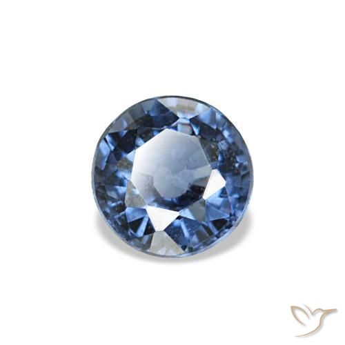 Espinélio Azul-marinho Natural 0.21ct, Corte Redondo, VS