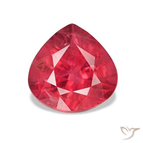 Espinélio Vermelho Natural 2.02ct, Formato de pêra, VS-SI