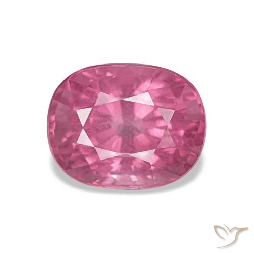 Espinélio Magenta Rosa Natural 3.04ct, Corte Oval, VS-SI