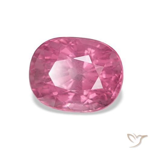 Espinélio Magenta Rosa Natural 3.04ct, Corte Oval, VS-SI