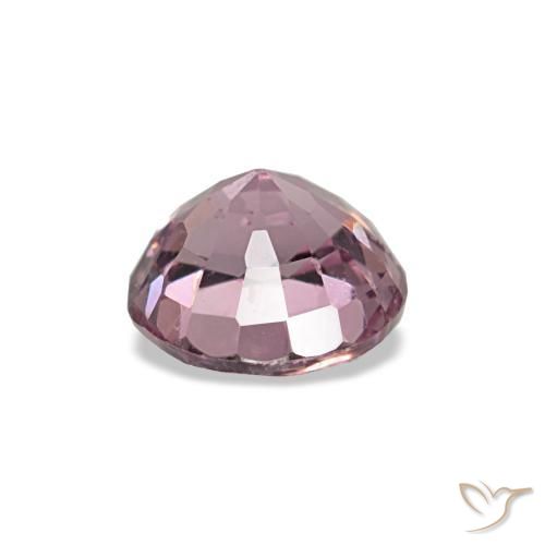 Espinélio rosa natural 0,57ct, corte redondo, VS