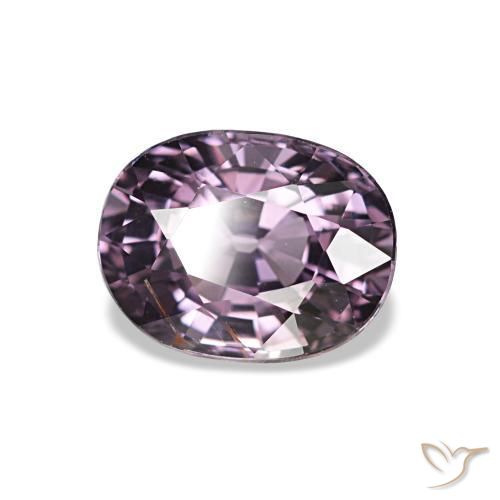 Espinélio roxo natural 1,00ct, corte oval, VS