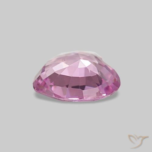 Espinélio rosa natural 0,78ct, formato de coração, VS