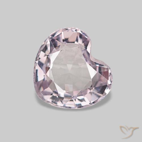 0.82ct rosa espinélio, coração, VVS