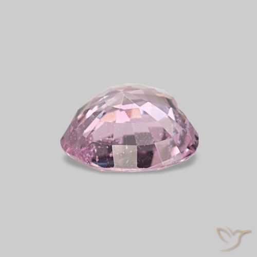Espinélio rosa natural 0,65ct, formato de coração, VS
