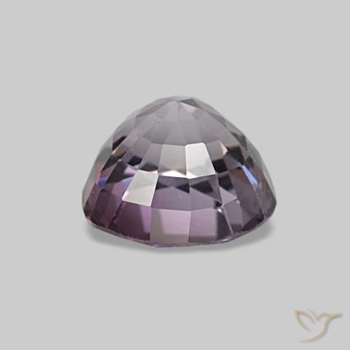 Espinélio roxo natural 1,03ct, formato de coração, VS