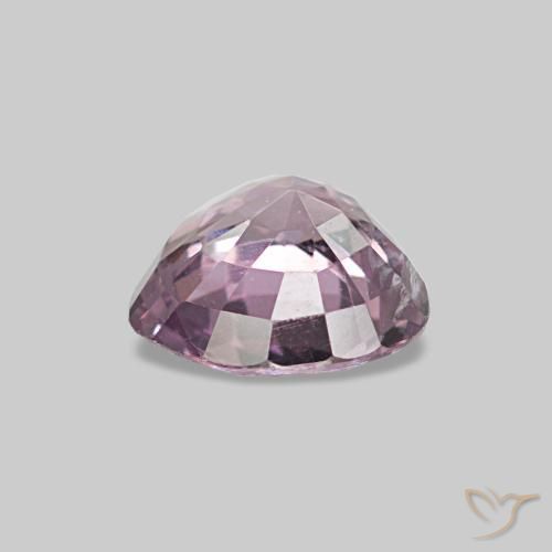 Espinélio rosa natural 0,70ct, formato de coração, VS