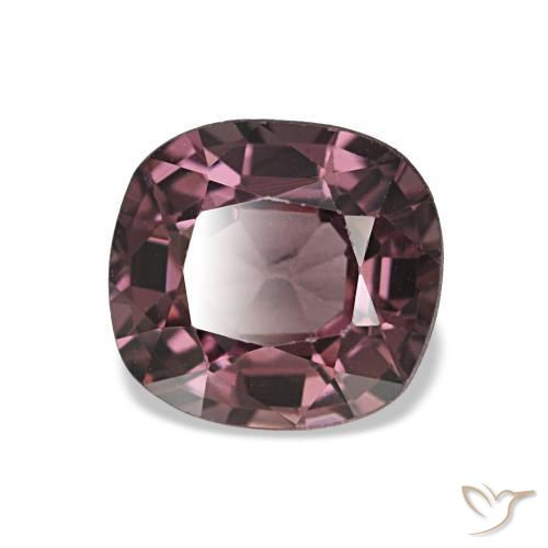Espinélio roxo natural 1,06ct, almofada cortada, VVS-VS