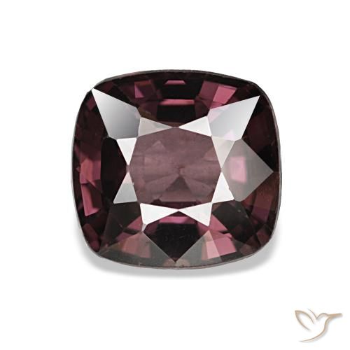 Espinélio roxo natural 1,54ct, almofada cortada, VVS-VS