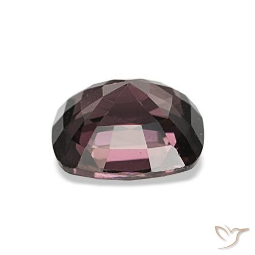 Espinélio roxo natural 1,54ct, almofada cortada, VVS-VS