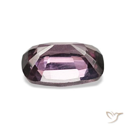 Espinélio roxo natural 1,37ct, almofada cortada, VVS-VS